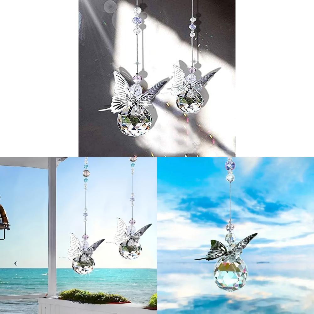 Water Crystal Garden Sun Catcher Window Decor With Geometric Shape For Modern Home Decoration