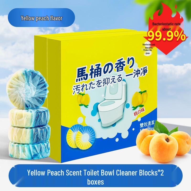 Automatic Disposable Toilet Bowl Cleaner & Deodorizer - Removes Odors & Descales