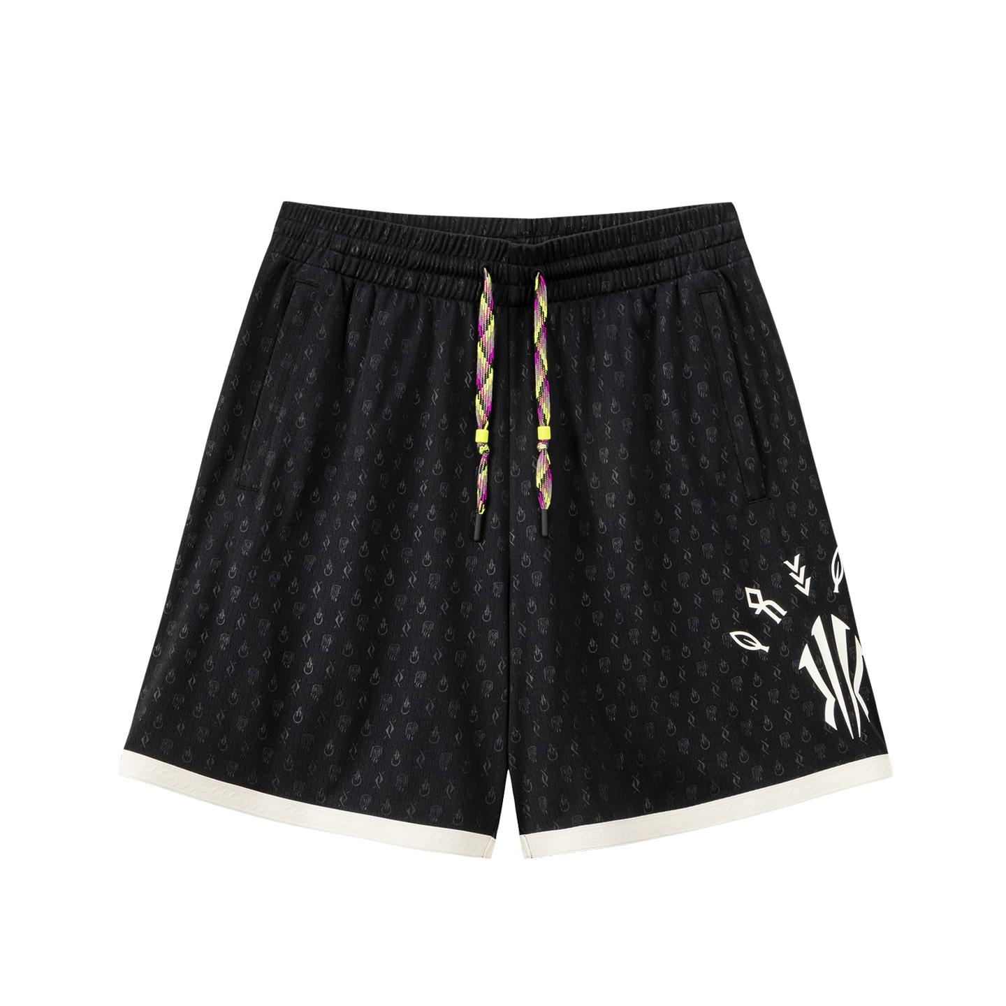 Anta Irving Collection Casual Shorts Unisex Basic Black 972621306-1 3XL