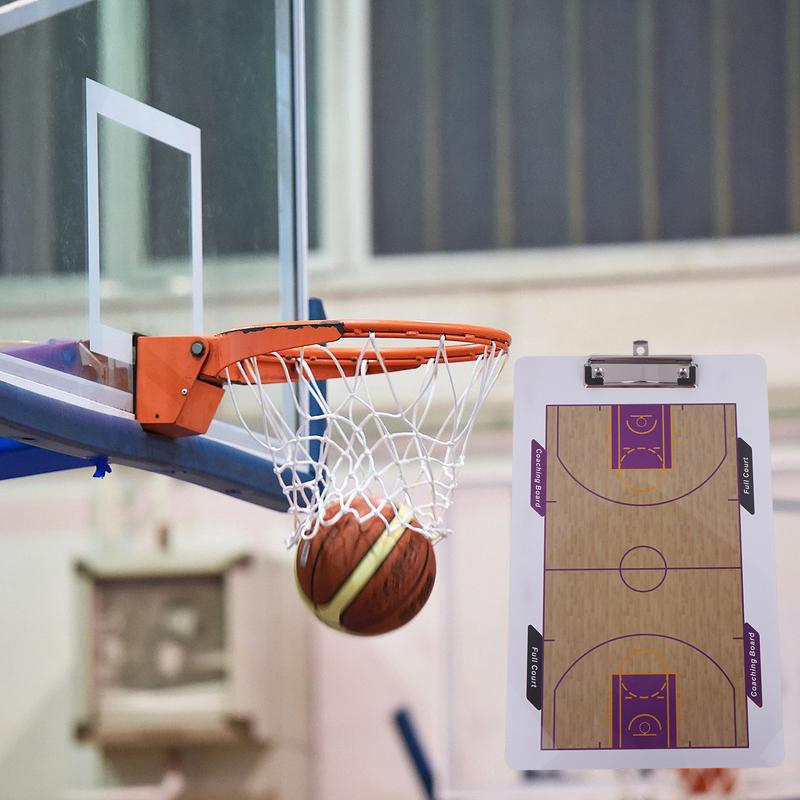 Basketball Coaching Boards Portable Basketball Training Coach Guidance Erasable Whiteboard Rewritable Referees Gear Tactic Board