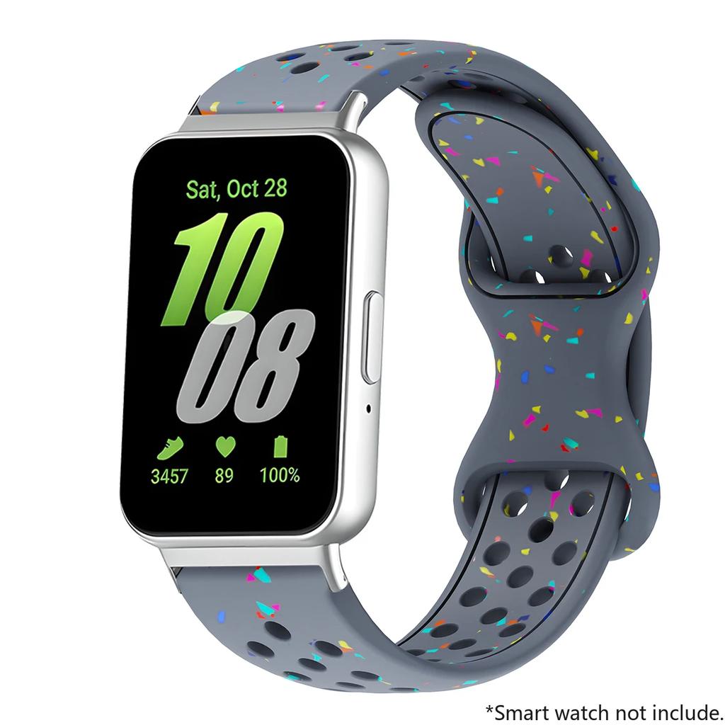 Silikonarmband für Samsung Galaxy Fit 3 Armband Sport Ersatz-Armband für Samsung Galaxy Fit 3 Band Zubehör