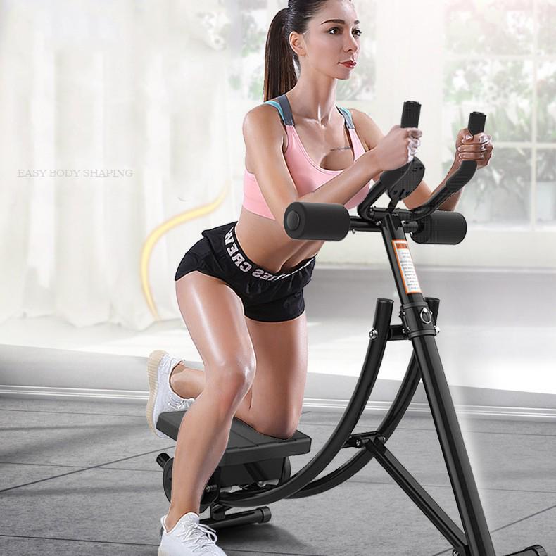 Folding Abdominal Roller Coaster: Home Waist & Ab Muscle Trainer