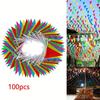 100Pcs Flags Colorful Pennant Flags Banner Birthday Wedding Christmas Party Decorations Bunting Banners Hanging for Home Decor