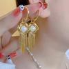 Fashion ins cold wind simple light luxury high-end ear buckle temperament geometric earrings women's small and versatile tide earrings