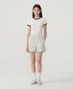 COVERNAT WOMAN Baby Fit Ringer T-Shirt Ivory