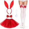 Easter halloween bunny headgear set cosplay props rabbit ears headband party headband