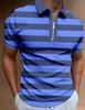Polo essential! Short-sleeve polo shirt with zipper detail, great for casual outfits.