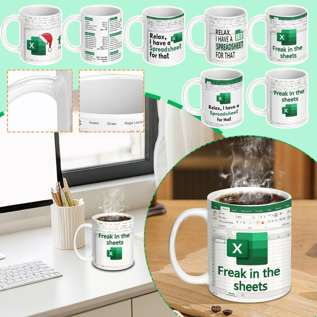 Creative Ceramic Mug With Handle For Coffee, Milk, Tea, Home