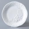 NARUMI Plate Set, 17cm, White, 5 Designs, Cute Relief Design, Microwave and Dishwasher Safe, Made in Japan, Gift Box Included, 1023-23366