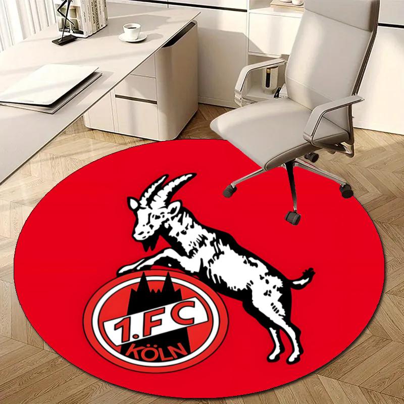 Personalized 1.FC Kaiserslautern Round Chair Office Rug - Perfect for Mat, Office Chair & More - Ideal Gift for Birthdays and Holidays