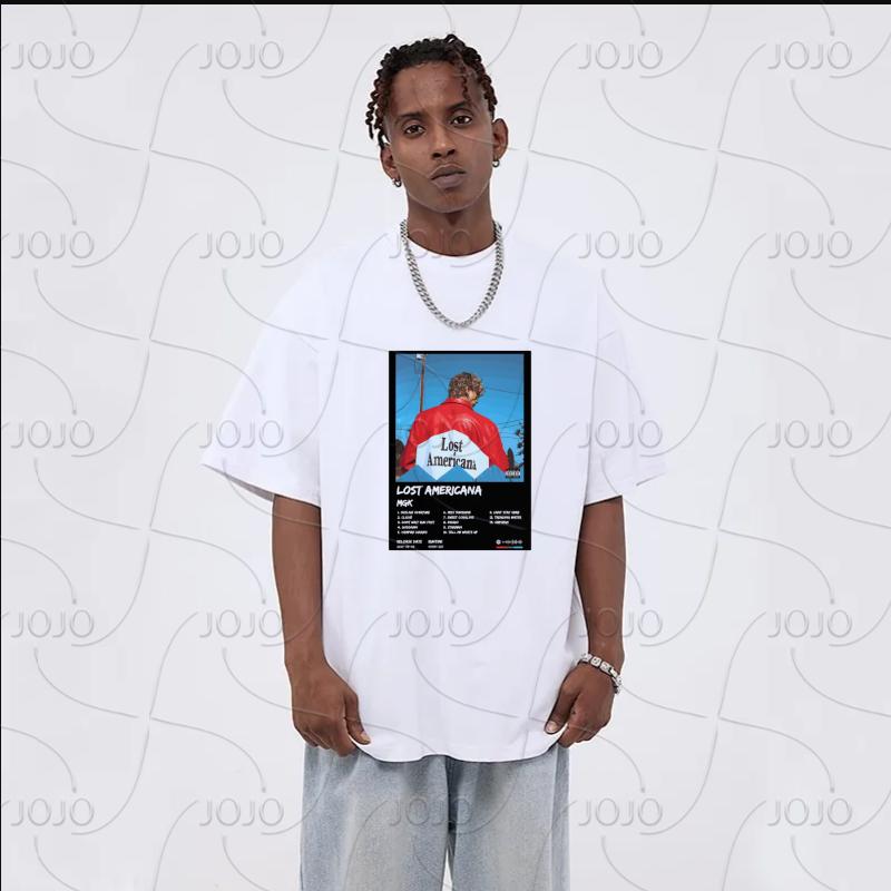 MGK Album Fan Gift 3D Printed Quick-dry T-shirt, Essential for Fan Concerts, Machine Gun Kelly Hip-hop PUNK Oversized Top