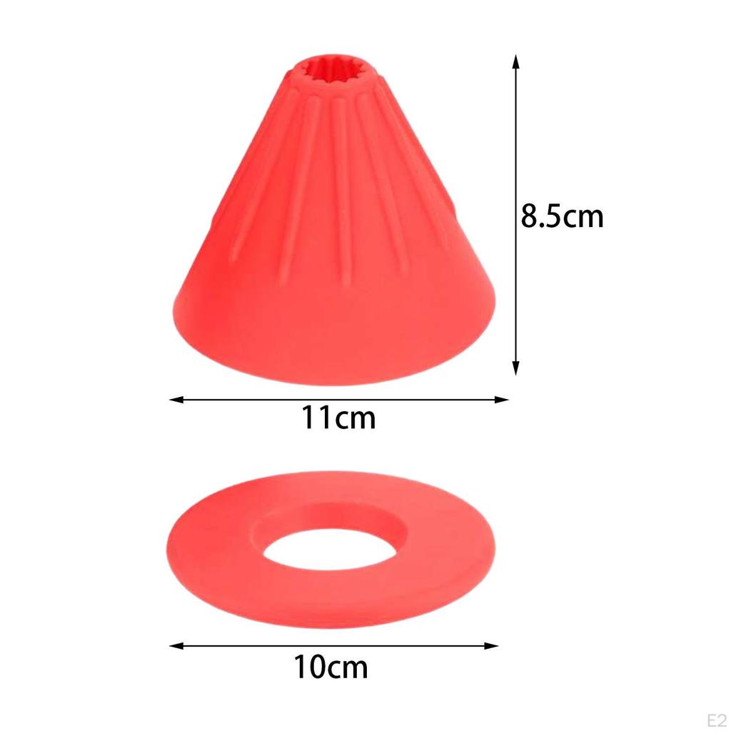 Filtru de cafea, cană cu filtru, aparat de preparare de silicon detașabil cu fundul de 3,94 inci, aparat de bere con pentru