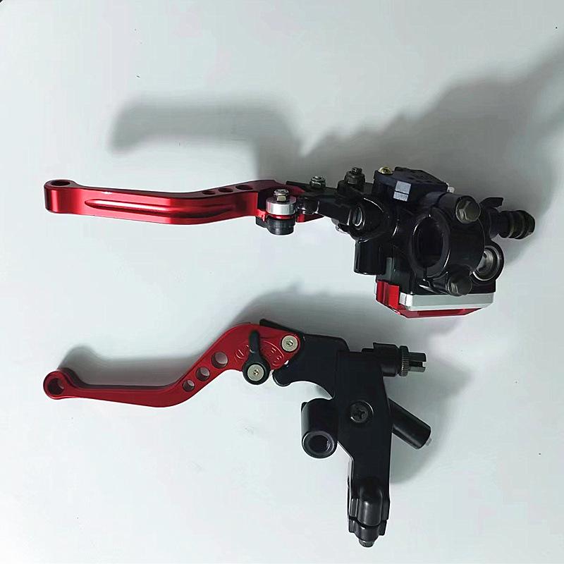 

Регулируемая ручка тормоза и сцепления мотоцикла: Гидравлический верхний насос оранжевый