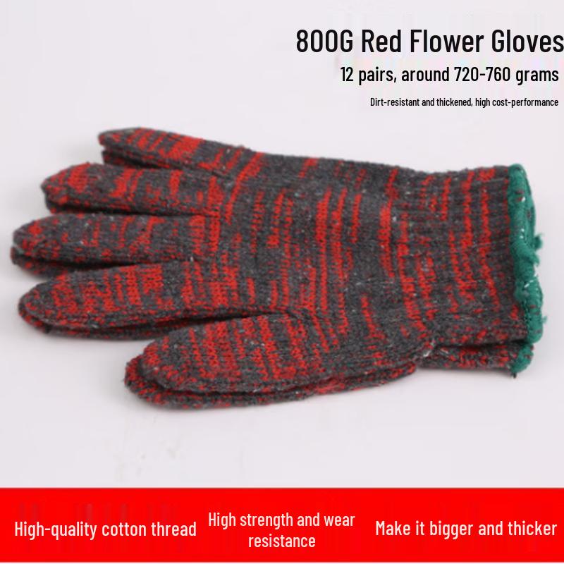 Прочные износостойкие рабочие перчатки Jinhuwang