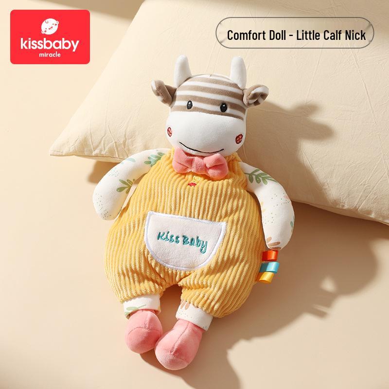 

Плюшевая игрушка для успокоения младенца с прорезывателем и пособием для раннего развития 20cm