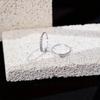 Exquisite Sparkling Inlaid Zirconia Double Layer Women'S Ring For Ladies Engagement Jewelry Party Accessories Gift