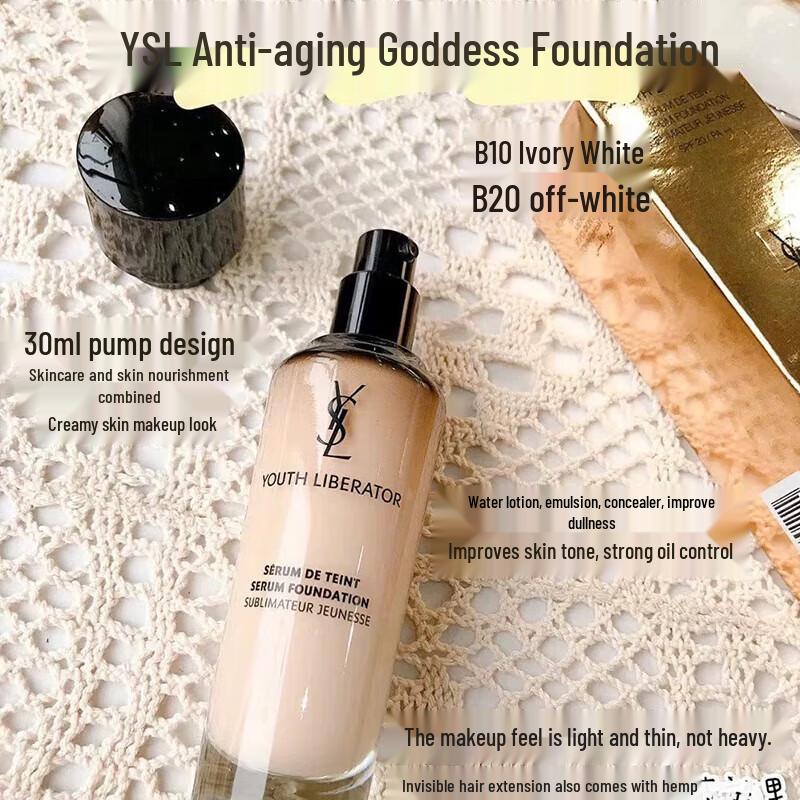 YSL All Hours Luminous Matte Foundation 30ml