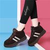 New high-top board shoes, German training shoes, new velvet casual sports cotton shoes in autumn and winter, thick-soled heightening women's shoes