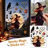 Halloween and Witch Static Cling Glass Stickers Window Decor 729