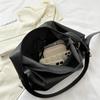 Fashion Soft PU Leather Tote Bags for Women  Trend Female Simple Large High Capacity Shoulder Women Handbags Messenger Bags