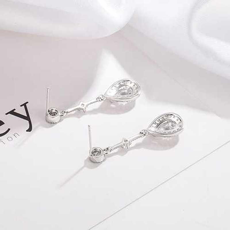 Sace Gems Classic Copper Alloy Zircon Earrings for Women Wedding Party Gifts