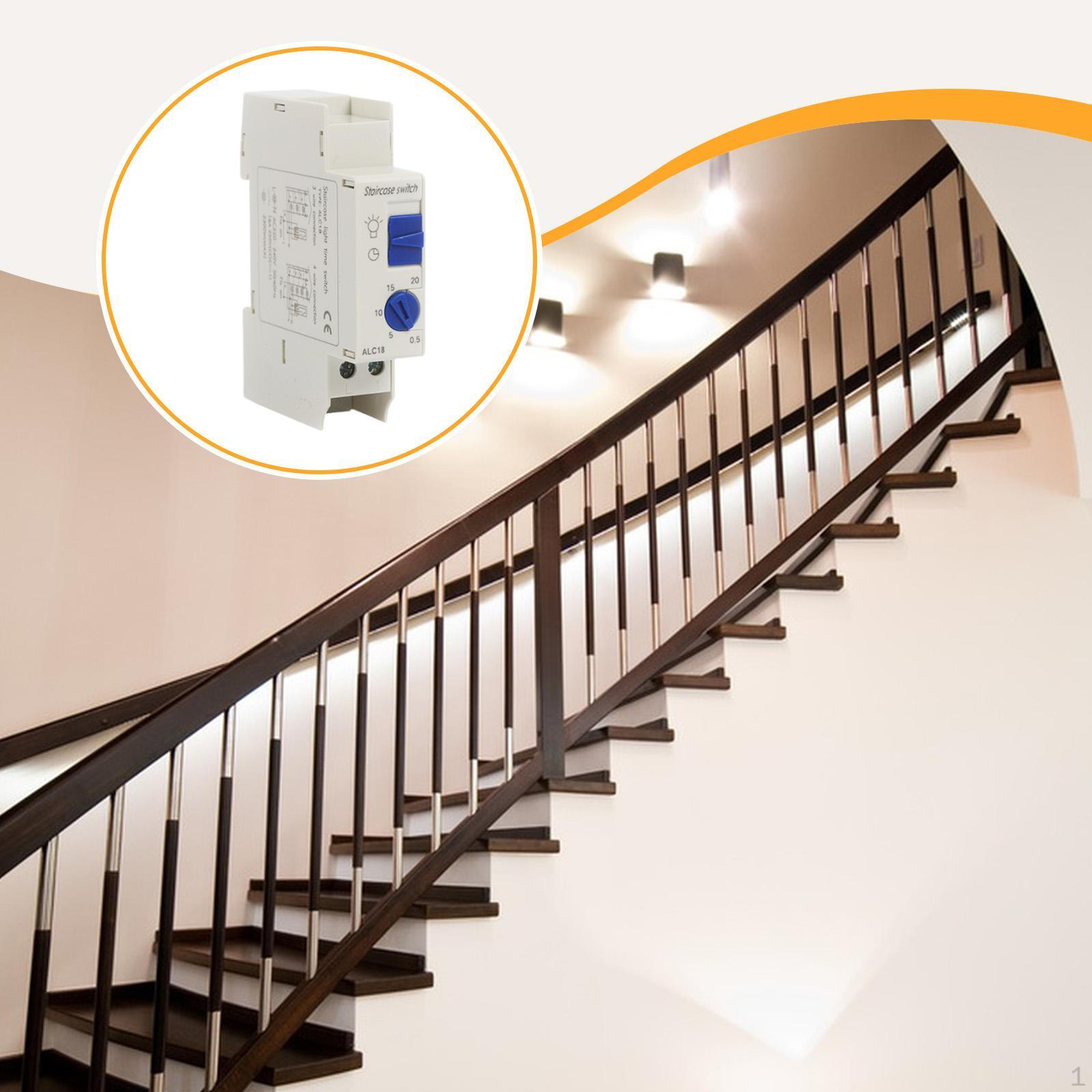 

Staircase Lighting Timer Switch Power Off Delay Easy Installation for Energy Efficiency Dhc18A Time