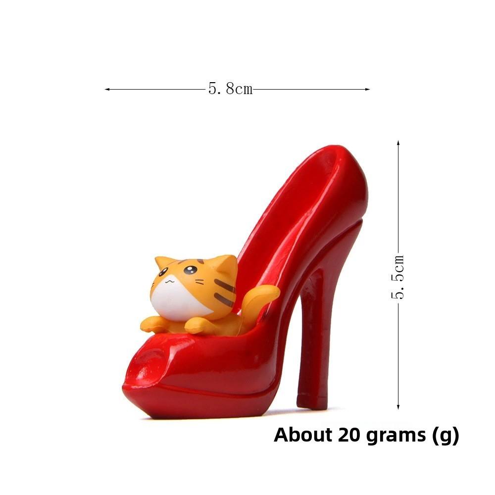 Home Sweet Chis High Heel Shoe Micro Landscape Decor For Gift Cartoon Collectors