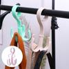 Belt Scarf Clothing Storage Space Saving Rotated Bag Rack Clothes Hanger Hanger Hooks Hanging Rack