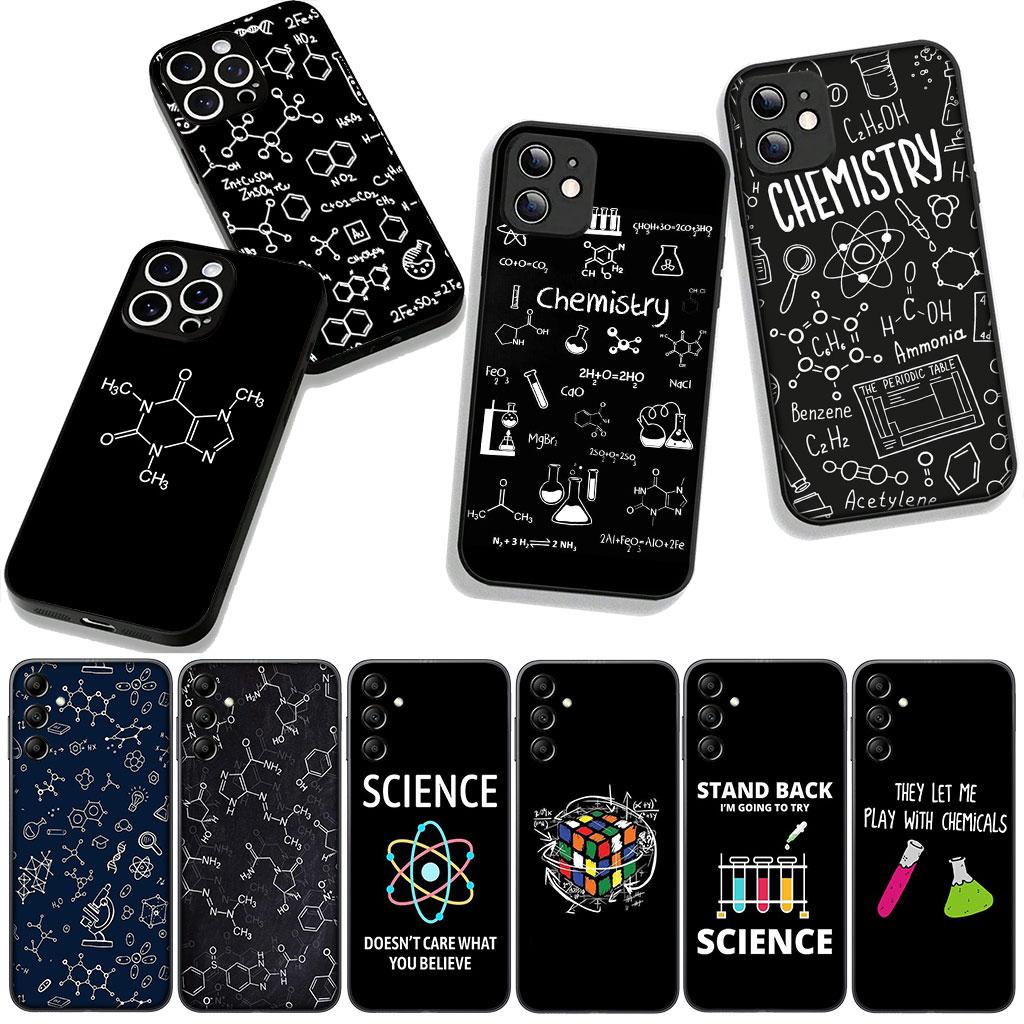 Chemistry Science Cover Phone Case for Samsung Galaxy S25 S24 S22 S23 FE Ultra Plus A56 A05 A06 A15 A16 A55 S7 Edge