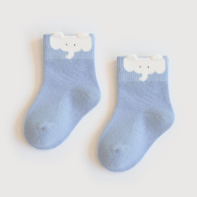 Kreslené bavlněné dětské ponožky: Bez kostic, Krátký, pro Novorozence do 3 let, Jaro a Podzim