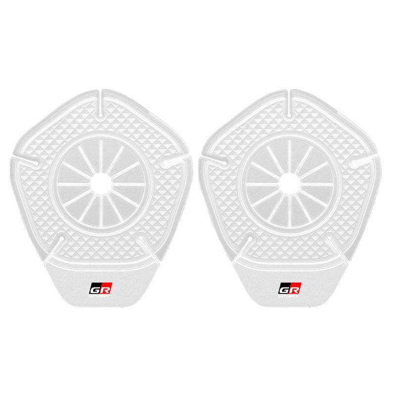 2Pcs Car Windshield Wiper Protective Cover Dust Wiper Cap for Toyota Gr Trd Corolla Yaris Chr Auris RAV4 Land Cruiser Chr Camry Racing