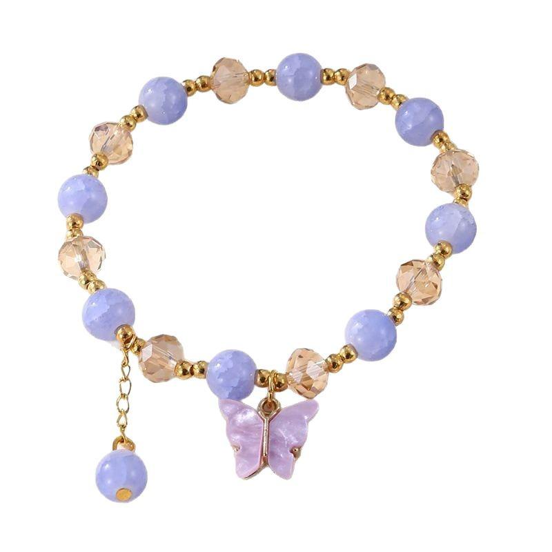 Bohemian Beaded Butterfly Pendant Bracelet for Women - European & American Style Jewelry