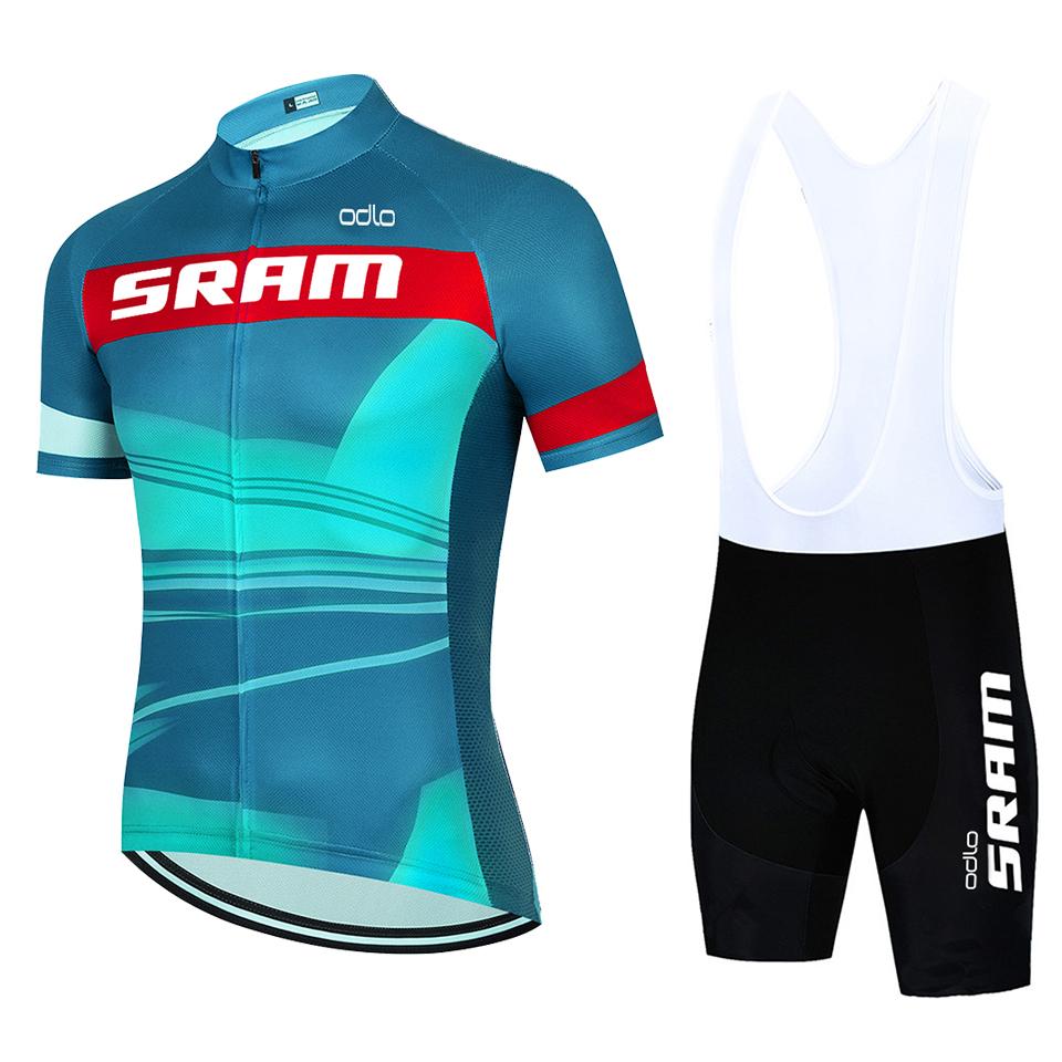 2026 SRAM Cyklistický dres Sada Letní cyklistické oblečení MTB oblečení na kolo Uniforma Maillot Ropa Ciclismo Pánský cyklistický oblek na kolo