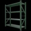 Junjun Military Green 7-Layer Metal Storage Rack