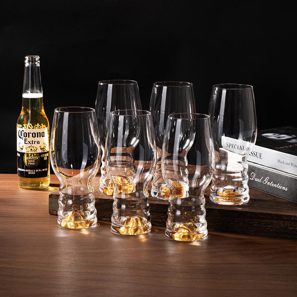 Creative Luxury Lead-Free Crystal Beer Mug Set - High-End Craft Glasses for Home and Entertaining