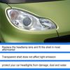 For Smart Fortwo W451 2009 - 2015 Car Headlight Shell Transparent Mask Lens Lampshade