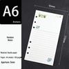 A6 Loose-Leaf Binder Refill: 6-Hole Planner & Budget Notebook Sheets