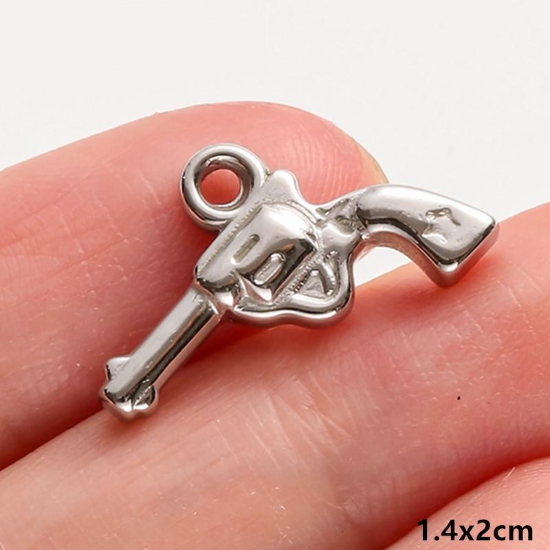 5pcs No Fade Tools Axe Wrench Sword Daily Supplies Charm Pendant For DIY Jewelry Making Accessories Keychain Earring Connectors