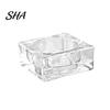 Bedroom Candle Holder Glass Flower Tealight Holder, Plum Blossom Heat Resistant for Home Party Decor, Wedding Table Centerpiece