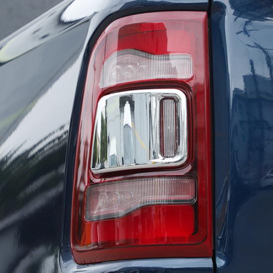 Chrome Rear Taillight Tail Light Lamp Cover Trim for Dodge RAM 1500 2018-