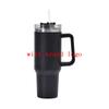 With Logo 40 Oz Tumbler with Handle Insulated Mugs With Lids and Straws Stainless Steel Coffee Tumbler Cups Water