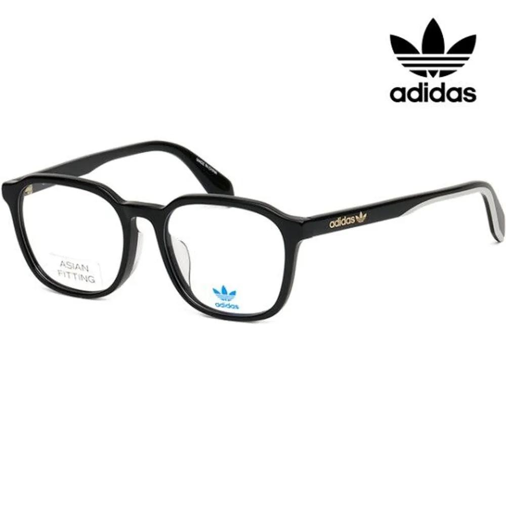 [adidas] Eyeglass Frames OR5045F 001 Black Square Horn-rimmed Fashion