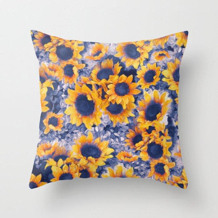 Home Decor Sunflower Cushion Cover Summer Sofa Pillowcase Bedroom Car Office Decor
