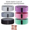Fabric Resistance Band Set Hip Circular Training Band Suitable for Squats Yoga Gluteal Muscle and Leg Exercises 3