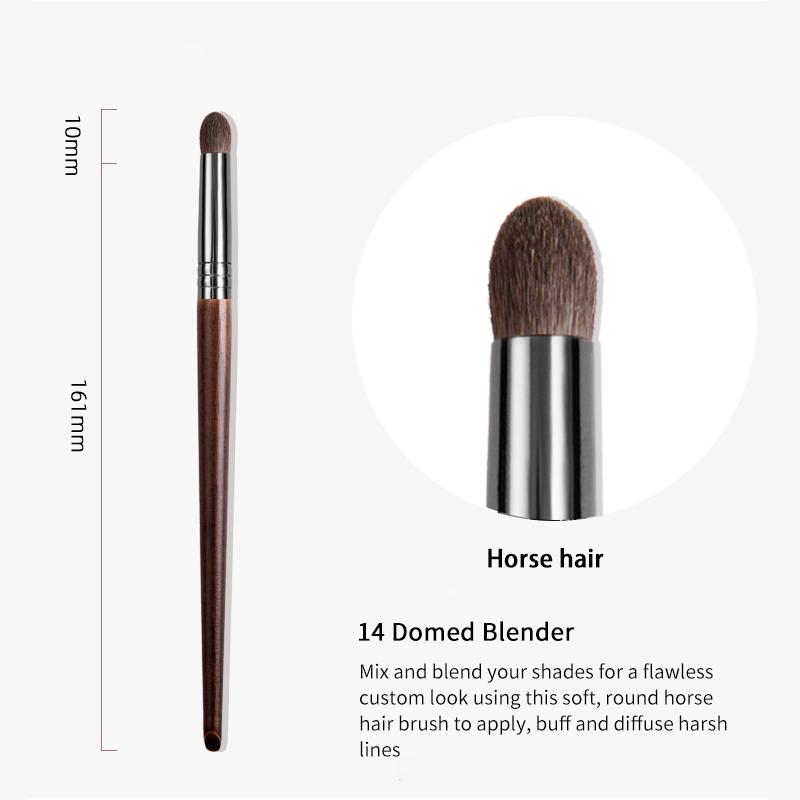 1PCS Dome-shape Pony Bullet Cream Concealer Blending Brush Detail Point Shader Definition Makeup Brushes Maquiagem Pincel