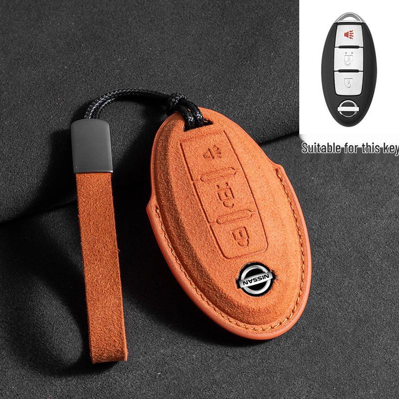 Nissan Car Key Cover for Altima, Sylphy (14th Gen), Qashqai, X-Trail, Tiida, Bluebird, Kicks, Tanlu, Loulan