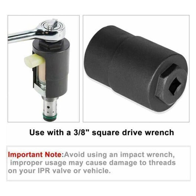 Premium-IPR Injector Pressure Regulator Valve Removal Socket Tool For 2003-2010 Ford 6.0L Powerstroke Excursion