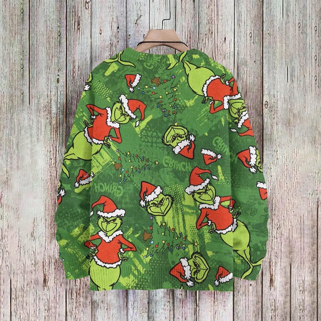 Christmas Sweatshirts For Women Knit Sweater Cute Shirt Fall Crewneck Pullover Tops