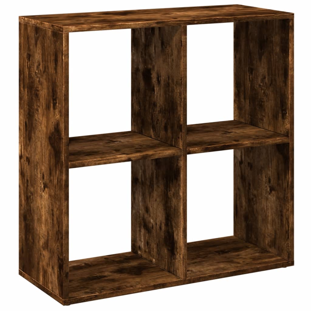 Vidaxl Regał Przegroda, Przydymiony Dąb, 69,5X29X69,5 Cm