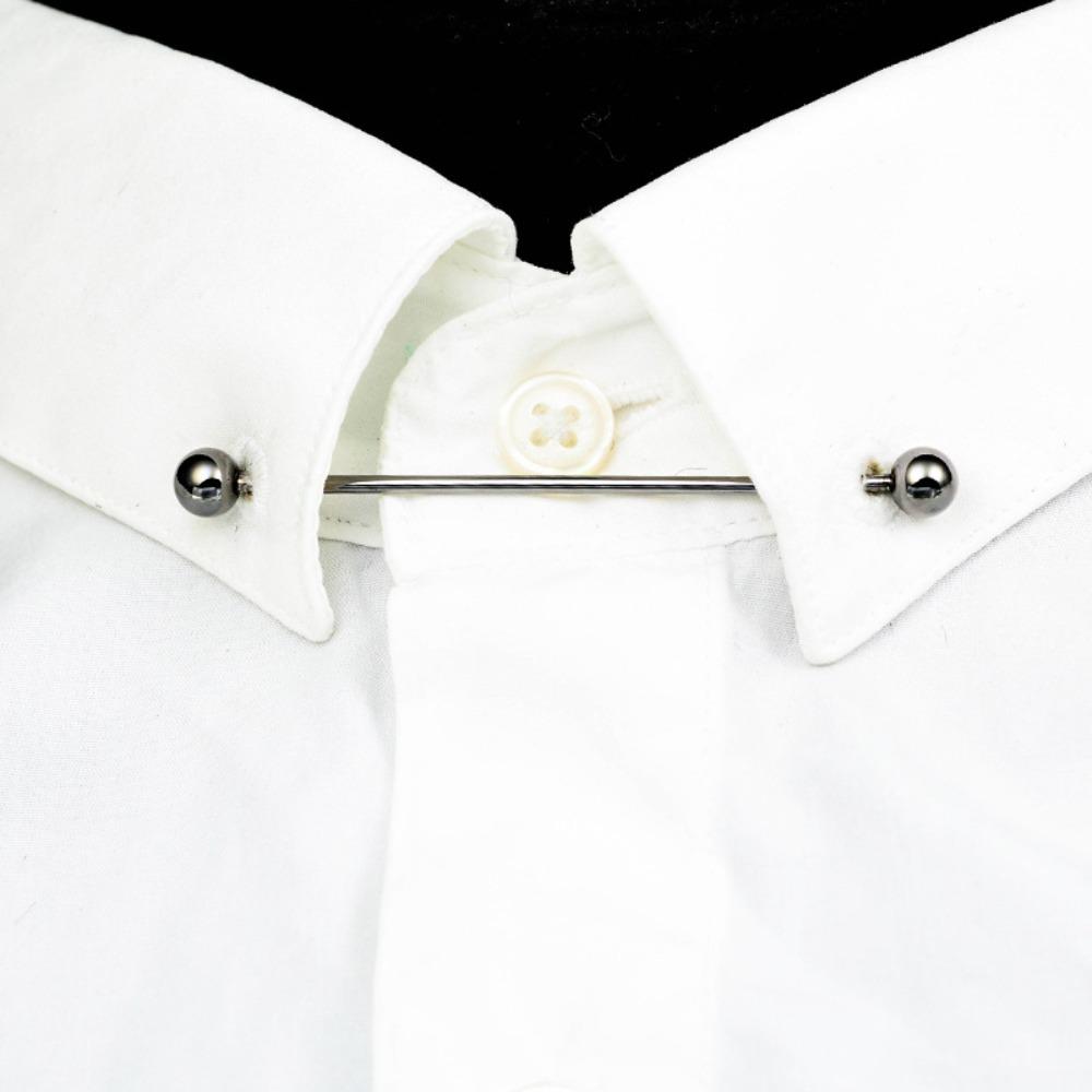 3pcs Copper Metal Tie Pin Luxury Men Necktie Buckle Creative Collar Button Men Accessories